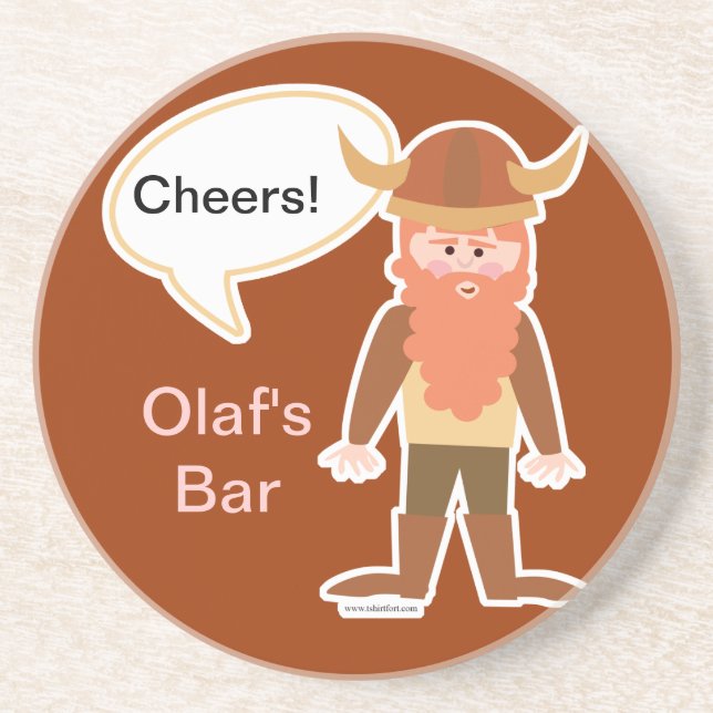 Customisable Viking Coaster (Front)