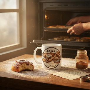 Customisable Vintage Baker’s Mug