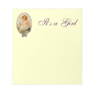 Customisable Vintage Cherubs Notepad
