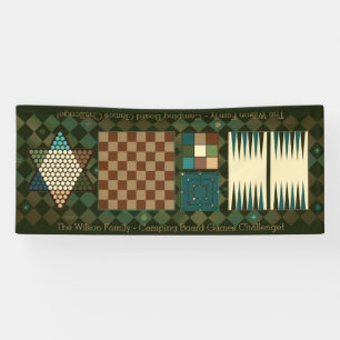 Customisable Vintage Classic Board Games Banner