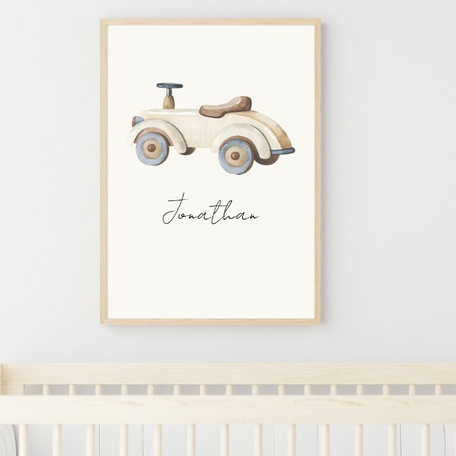 Customisable Vintage Toy Car Poster (Creator Uploaded)