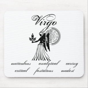 Customisable Virgo traits Greek-style Zodiac Mouse Pad