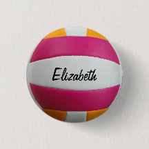 Customisable Volleyball Button