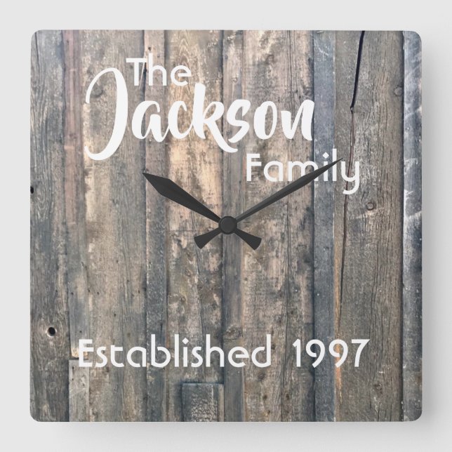 Customisable Wall Clock (Front)