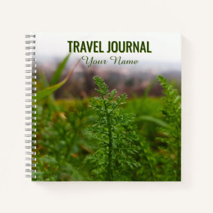 Customisable Wanderlust Nature Travel Botanical Notebook