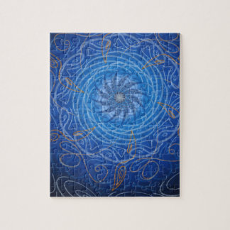 Customisable Water (Psychedelic spirograph) Jigsaw Puzzle