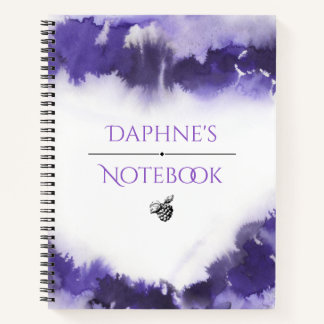 Customisable Watercolor Notebook