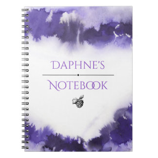 Customisable Watercolor Notebook