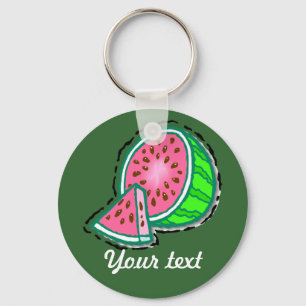 Customisable Watermelon Keychain (DARK)