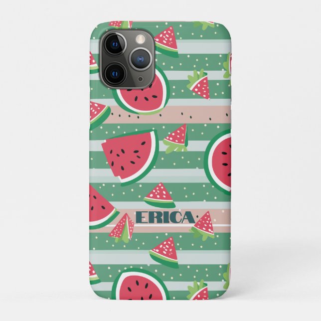 Customisable Watermelon Pattern Case-Mate iPhone Case (Back)