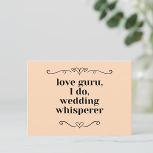 Customisable Wedding Event Planner Business Card