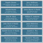 Customisable wedding guest address labels sticker<br><div class="desc">Easy to personalise,  names and addresses / individual wedding shipping address label stickers for guests.</div>