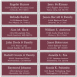Customisable wedding guest address labels sticker<br><div class="desc">Easy to personalise,  names and addresses / individual wedding shipping address label stickers for guests.</div>