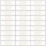 Customisable wedding guest address labels sticker<br><div class="desc">Easy to personalise,  names and addresses / individual wedding shipping address label stickers for guests.</div>