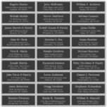 Customisable wedding guest address labels sticker<br><div class="desc">Easy to personalise,  names and addresses / individual wedding shipping address label stickers for guests. Black and white</div>