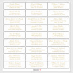 Customisable wedding guest address labels sticker<br><div class="desc">Easy to personalise,  names and addresses / individual wedding shipping address label stickers for guests.</div>