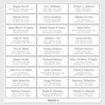 Customisable wedding guest address labels sticker<br><div class="desc">Easy to personalise,  names and addresses / individual wedding shipping address label stickers for guests.</div>
