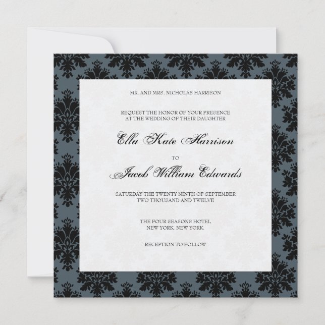 Customisable Wedding Invitation (Front)