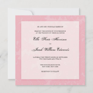 Customisable Wedding Invitation :: DAMASK
