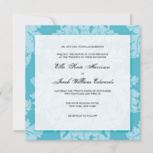 Customisable Wedding Invitation :: DAMASK