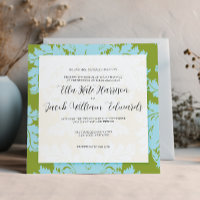 Customisable Wedding Invitation :: DAMASK
