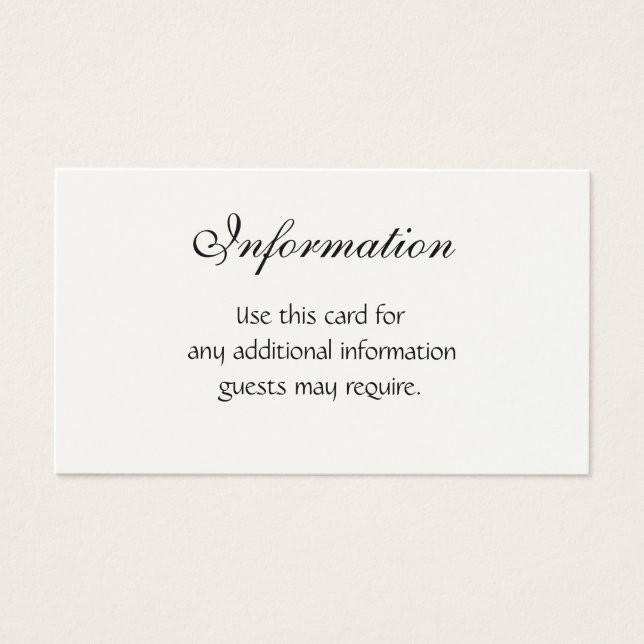 Customisable Wedding Invitation Sets (Front)