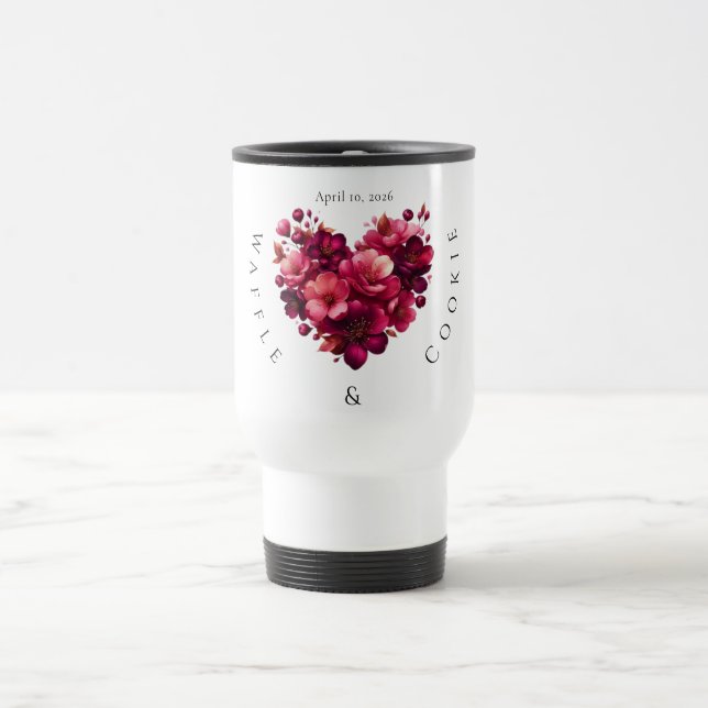 Customisable Wedding Mug for Couples (Center)