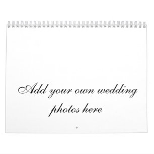 Customisable Wedding Photos Calendar