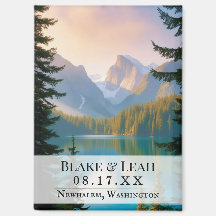 Customisable Wedding Save the Date Magnet