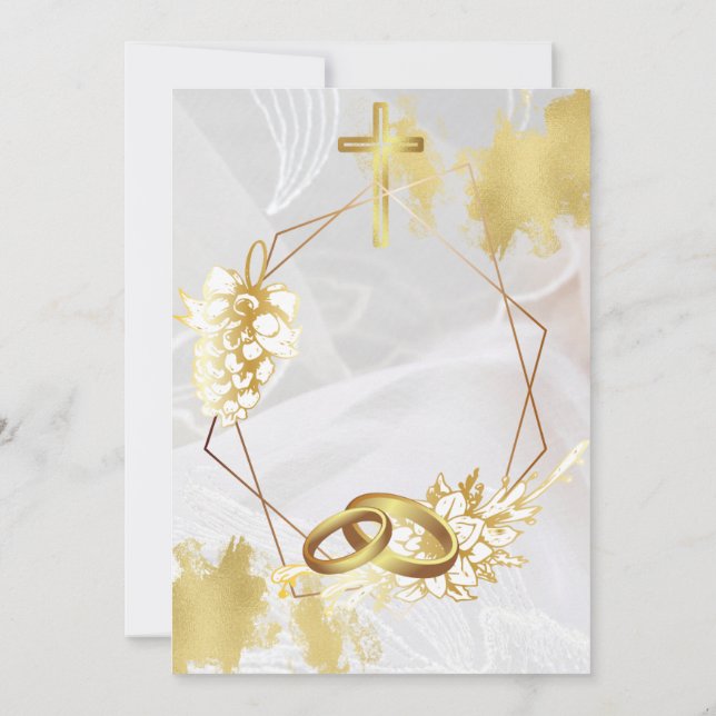 Customisable Wedding Save the Date Template (Back)