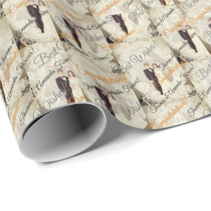 Customisable Wedding Wrapping Paper