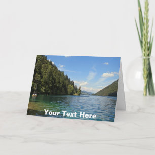 Customisable Weissensee, Austria Card