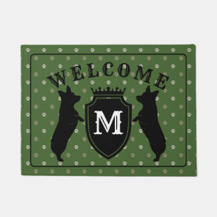 Customisable Welsh Corgi Doormat