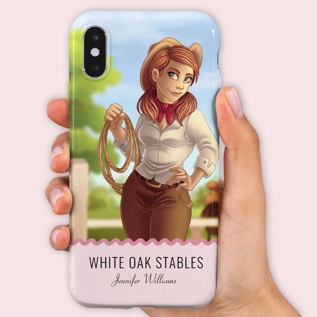 Customisable Western Cowgirl Case-Mate iPhone Case (Creator Uploaded)