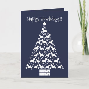 Customisable Westie Holiday Card