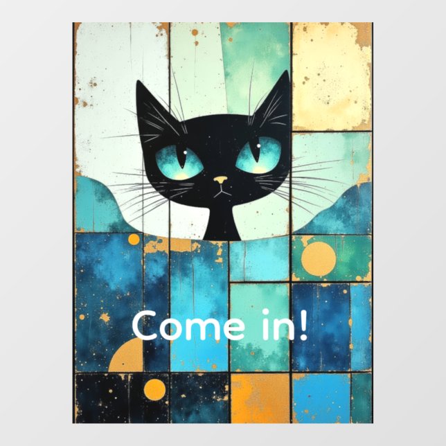 Customisable Whimsical Black Cat (Sheet)