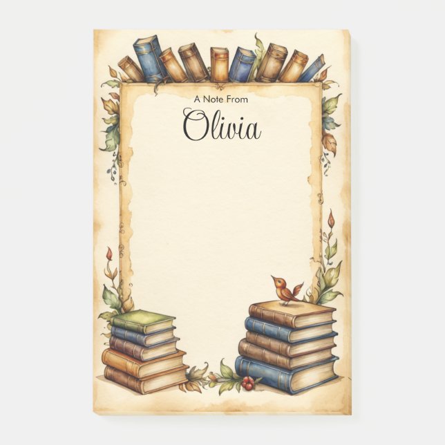 Customisable Whimsical Design on Post-it Notes (Front)