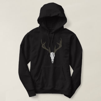Customisable White-Tailed Deer Skull Hoodie