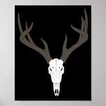 Customisable White-Tailed Deer Skull