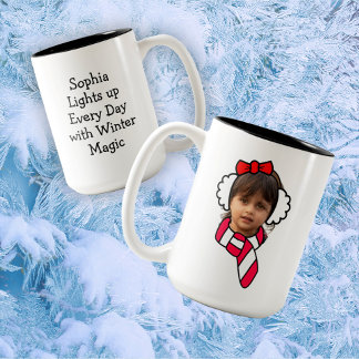 Customisable Winter Ear Muff Photo Booth Mug