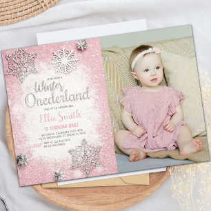 Customisable Winter Wonderland Party Invitations