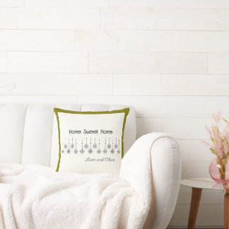 Customisable Winter Wonderland Throw Pillow