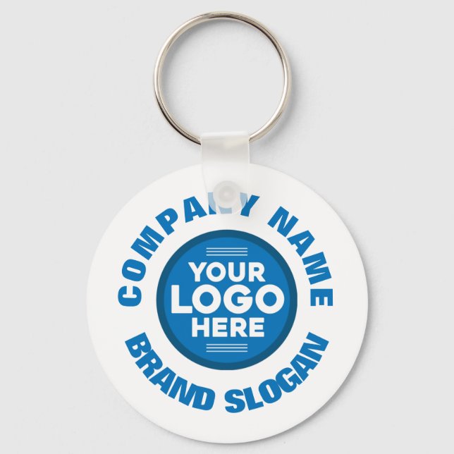 Customisable with Company Name & Logo Key Ring (Front)