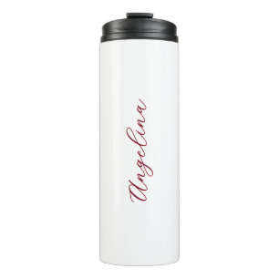 Customisable with your name or unique message thermal tumbler
