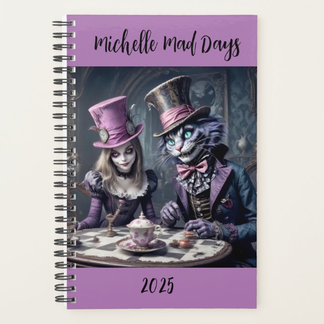 customisable - "Wonderland" Planner (Front)