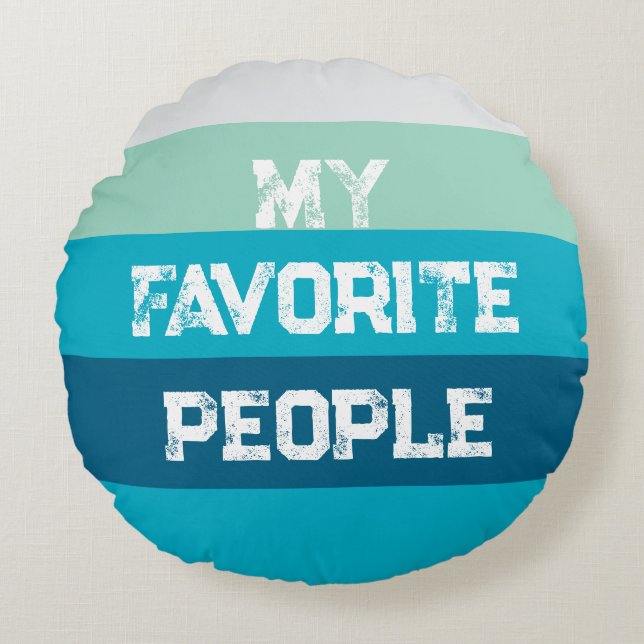 Customisable Words Throw Pillow (Front)