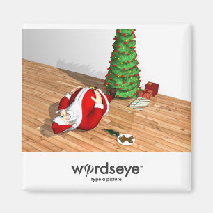 Customisable WordsEye Refrigerator Magnet