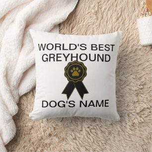 Customisable World's Best Greyhound Design  Cushion