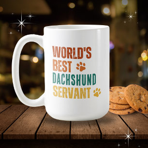 Customisable World's Best {Your Dog Breed} Servant Coffee Mug