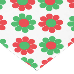 Customisable Xmas Flower Power Long Table Runner
